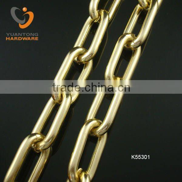 women necklace accessry chains ,light gold color rope chain