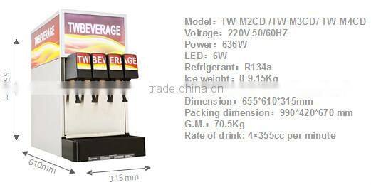 3 flavor drink dispenser , beverage dispenser