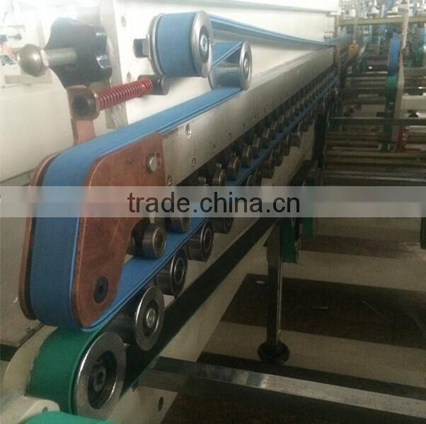 High speed Automatic Carton Folder Gluer Machine For Lock-Bottom Paper Box /prefold carton box folder gluer