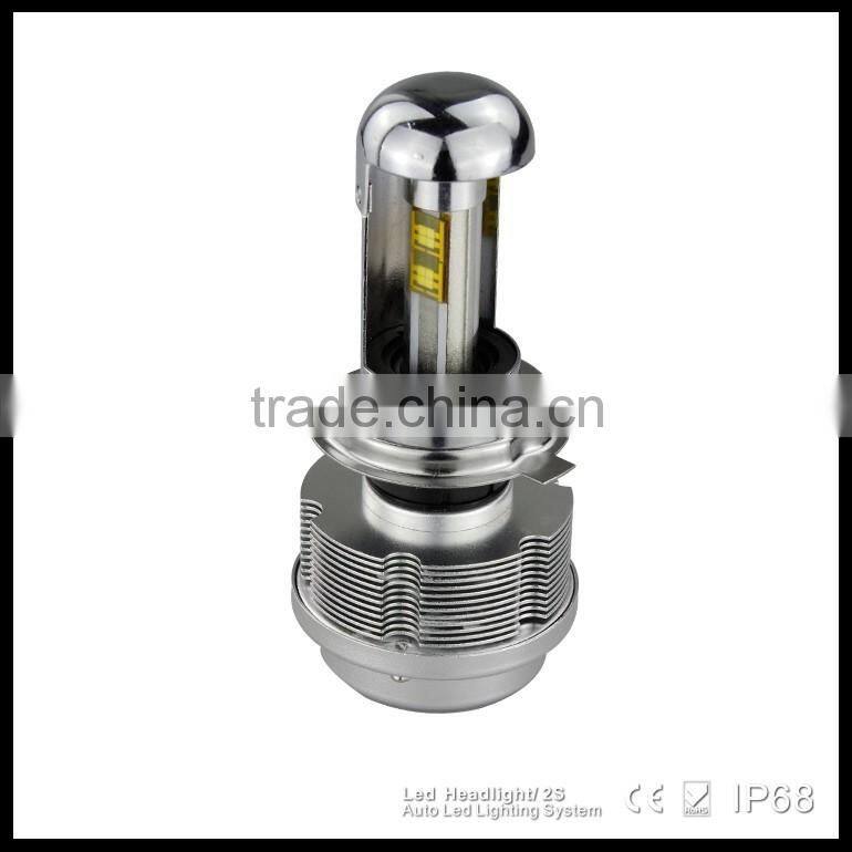 G5 fanless led headlight 40w 3000lm c ree h4 led high low beam car h4 led headlight bulbs