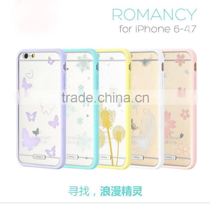 Bulk Buy From China Plastic Equipment Case with TPU Bumper For iPhone 6