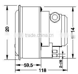 Digital defferential pressure gauge cheap price