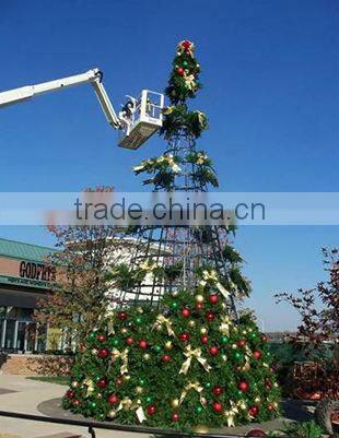 Fancy outside christmas decoration PVC trees