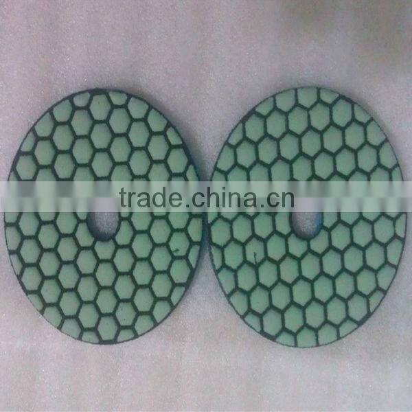 Resin copper bonded polish pads