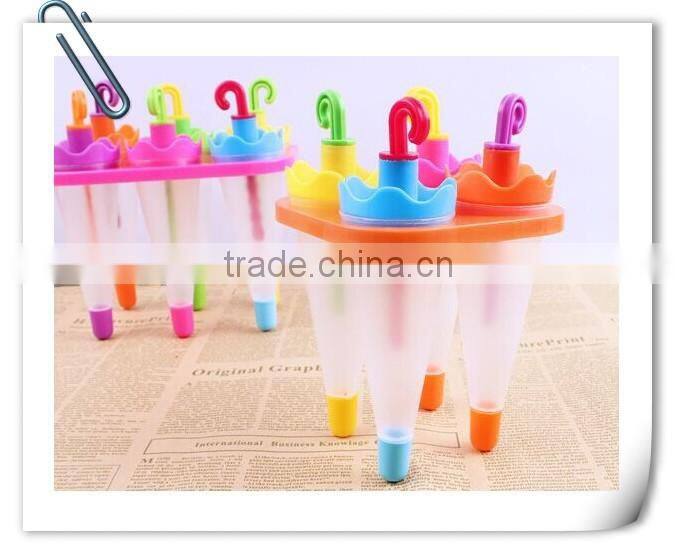 popular umbrella shape food grade plastic ice cream tool ic001