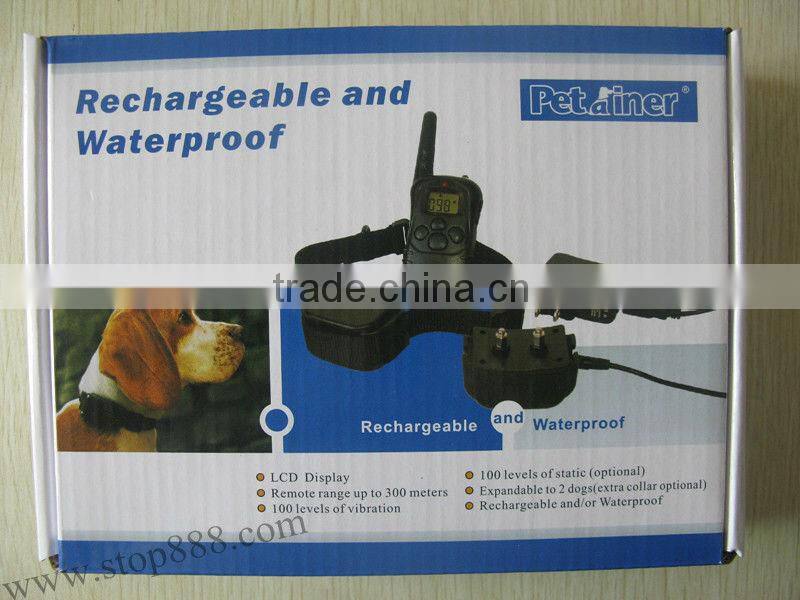 Newly Upgraded -Blue Backlight Screen Remote Transmitter dog trainer