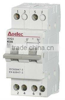 AUQ1 din rail mounting 32A Changeover Switch