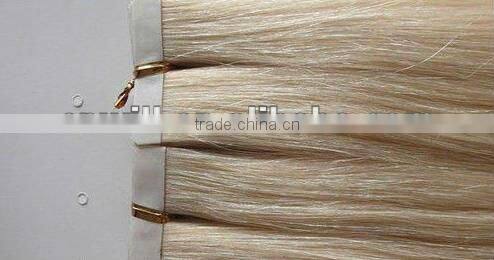 Pu Tape Hair Extension Grade AAAA Virgin Human Remy Hair Extension Peruvian Hair
