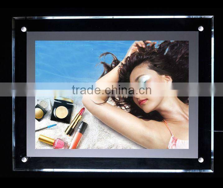 slim led light box for advertising