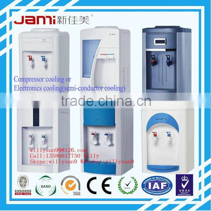 Desktop hot and cold water dispenser