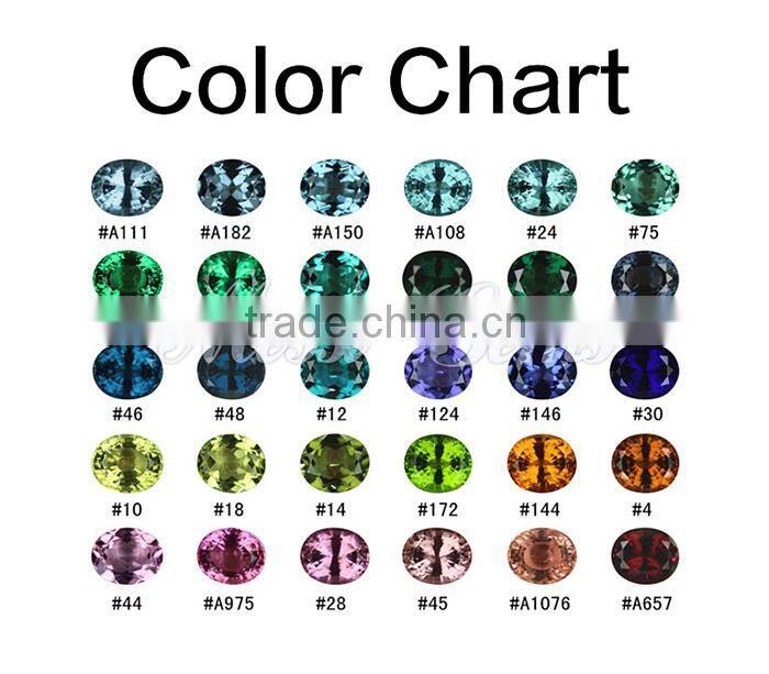 1700 degreen heat resistant crystal nano star stones oval shape nanosital
