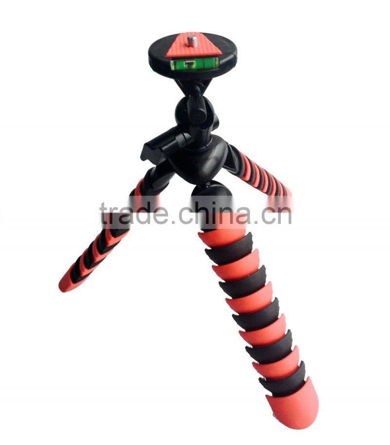 Adjustable Flexible Plastic Large Video Tripod With Digital Camera