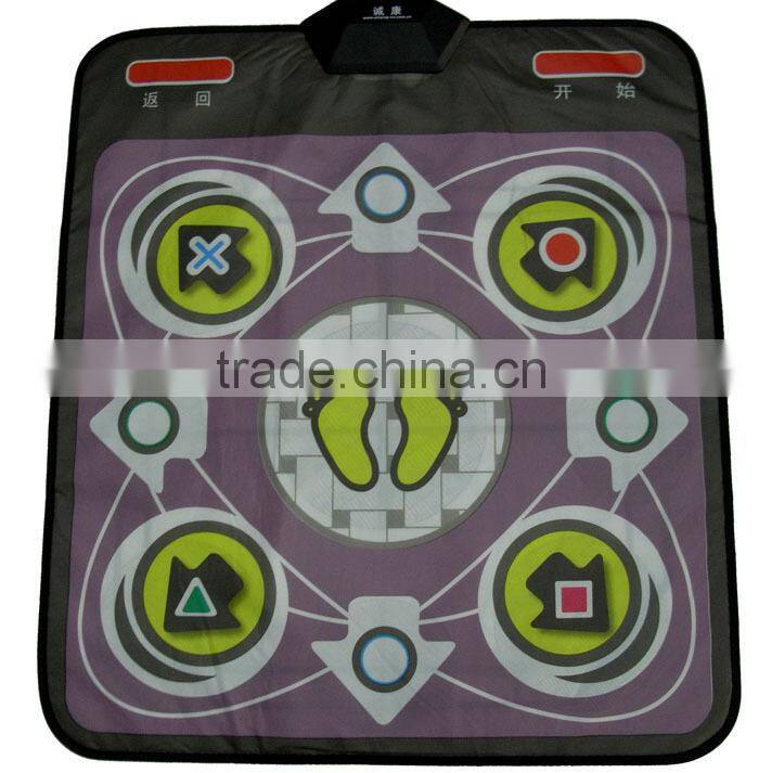 USB PC TV RCA 2 in 1 Non-Slip Dancing Step Dance Mat Dance Pad