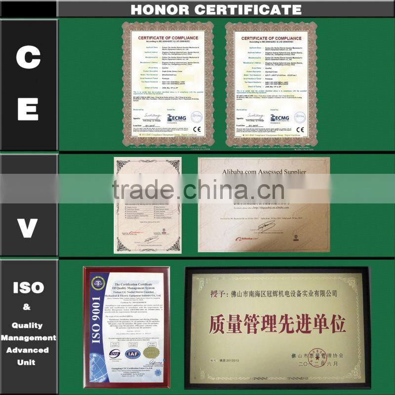 warehouse double girder overhead bridge crane