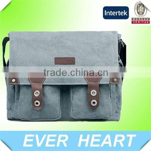 Hot Selling High Quality canvas messenger bag fashion men's shoulder bag