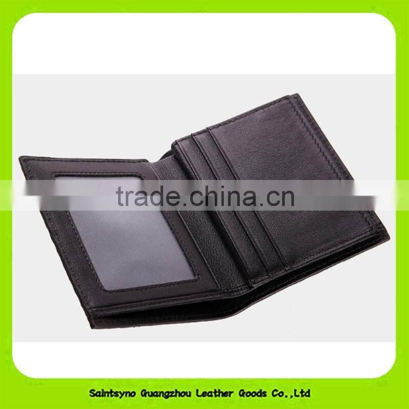 16024 Best Promtion Gift Set Full Grain Leather Wallet Belt Strap For Business Men