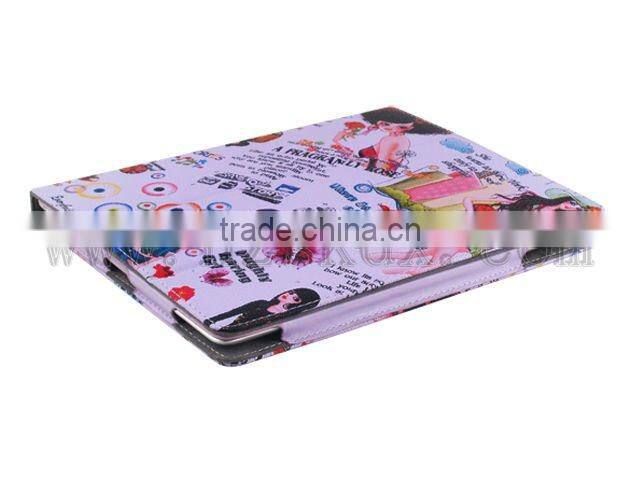 clearance sale SiKai girls cartoon PU leather case for the new ipad 3 2