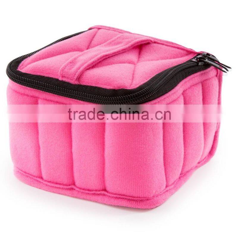 Nice pattern essential oil carrying case wholesale for 16 vials