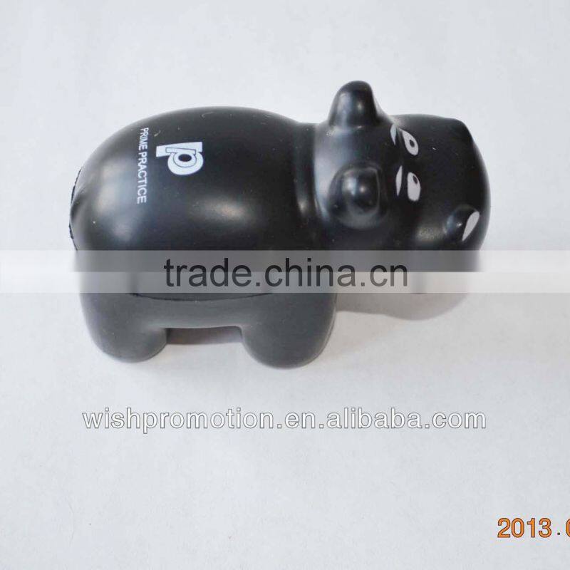 pu stress hippo toy