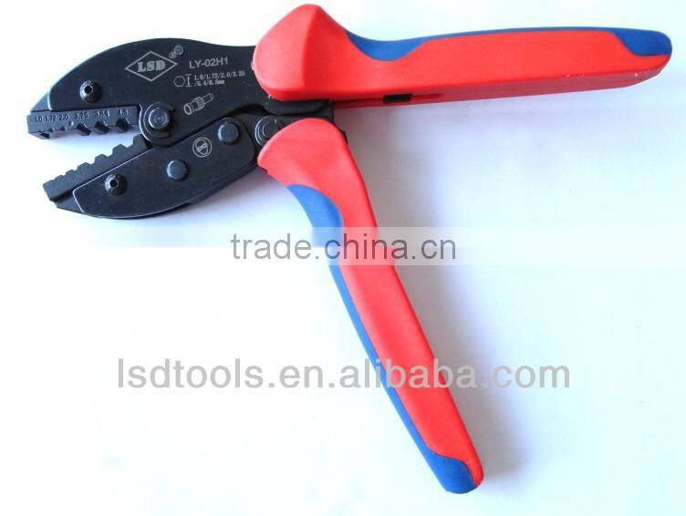 LSD Brand Ratcheting Crimping Pliers Professional Carbon Steel Pipe Crimping Tools LY-02H1