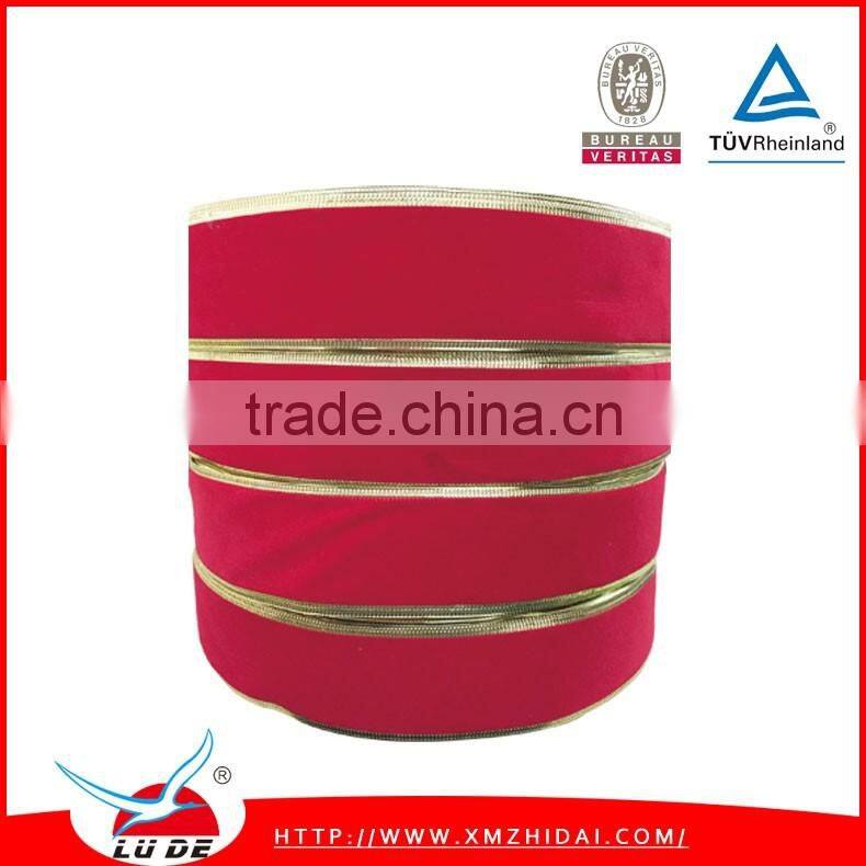 wholesale high quality wired egde christmas ribbon