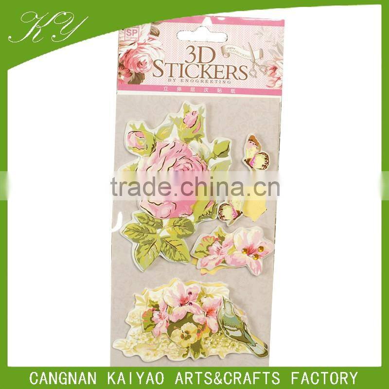 Dimensional Decoration Chipboard Cardboard Sticker