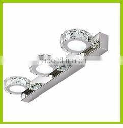 E14 European classical K9 crystal indoor wall lamp picture lighting
