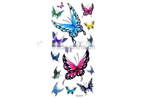 280 special design butterfly glitter body transfer tattoo stickers
