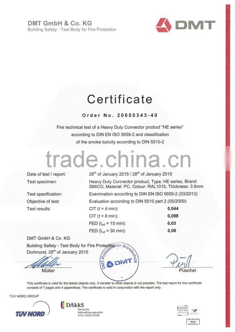 High quality antique heavy duty multipin connector