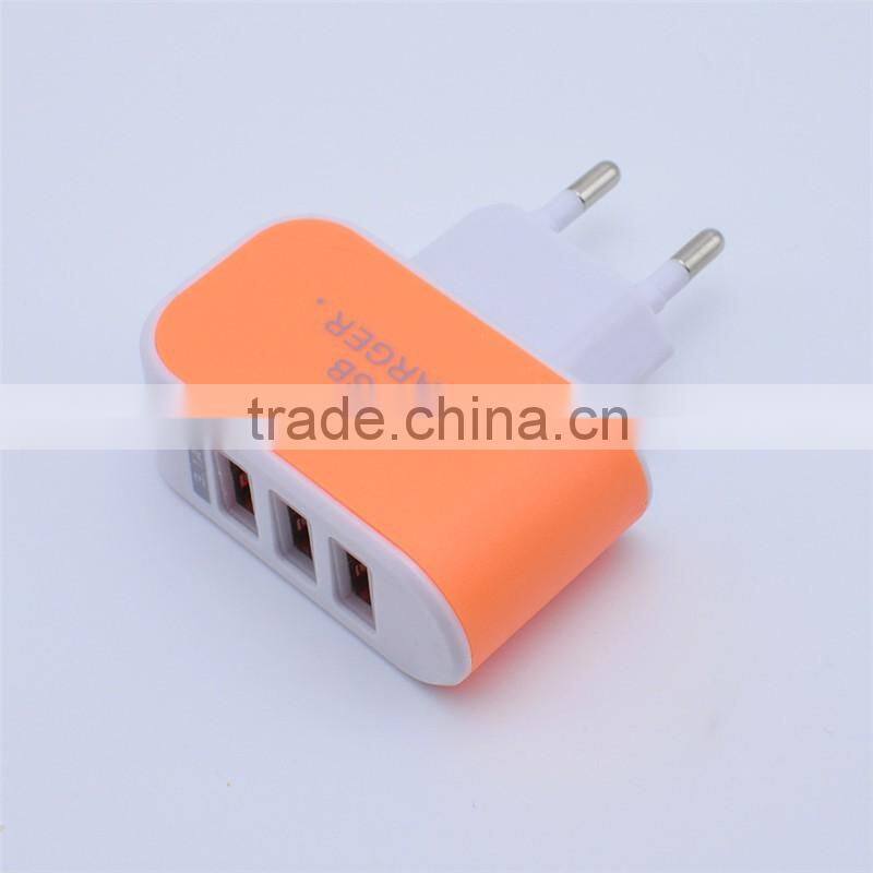 Universal New multi Usb Port travel charger,power adapter for phone tablet