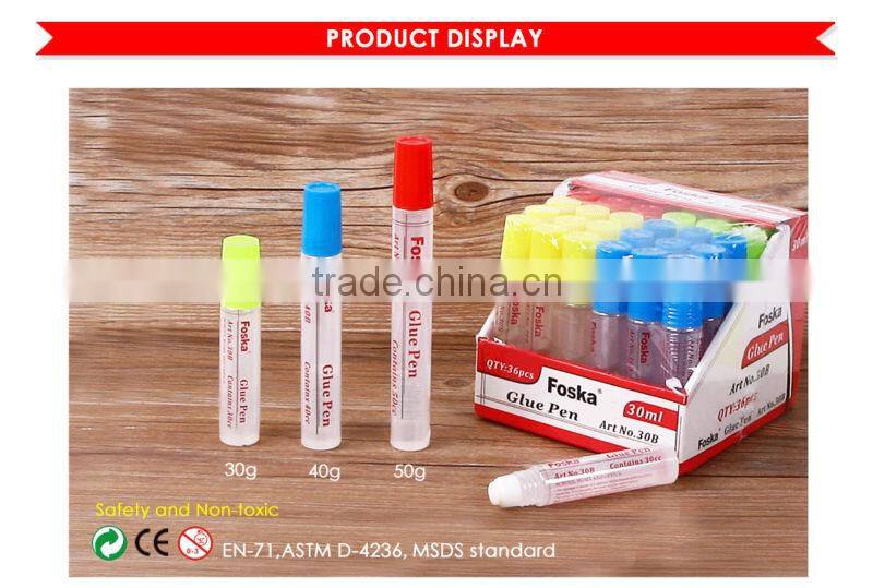 30g/40g/50g Office Clear Liquid Glue