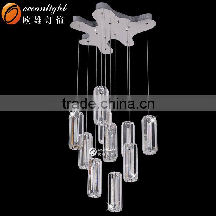 2016 modern chandelier,led chandelier lights OM88565-10 Cognac