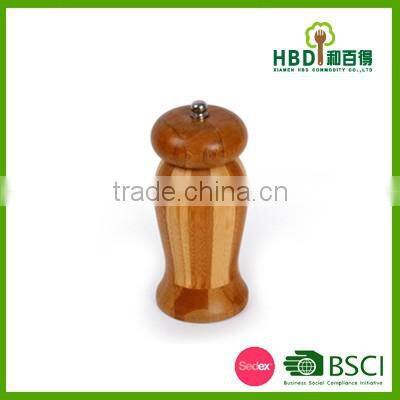 High quality bamboo pepper mill wholesale