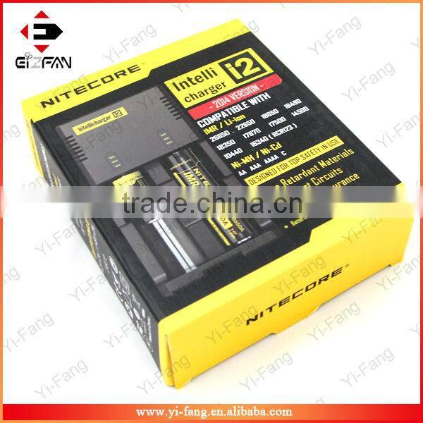 2014 New vision Nitecore I2 For 18350/16340 Batteries Battery Charger