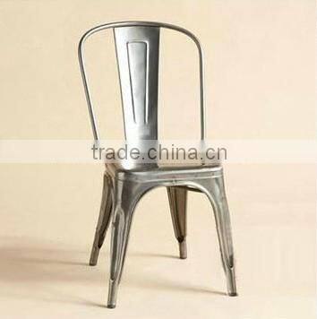 Vintage Industrial Metal Cafeteria Stool