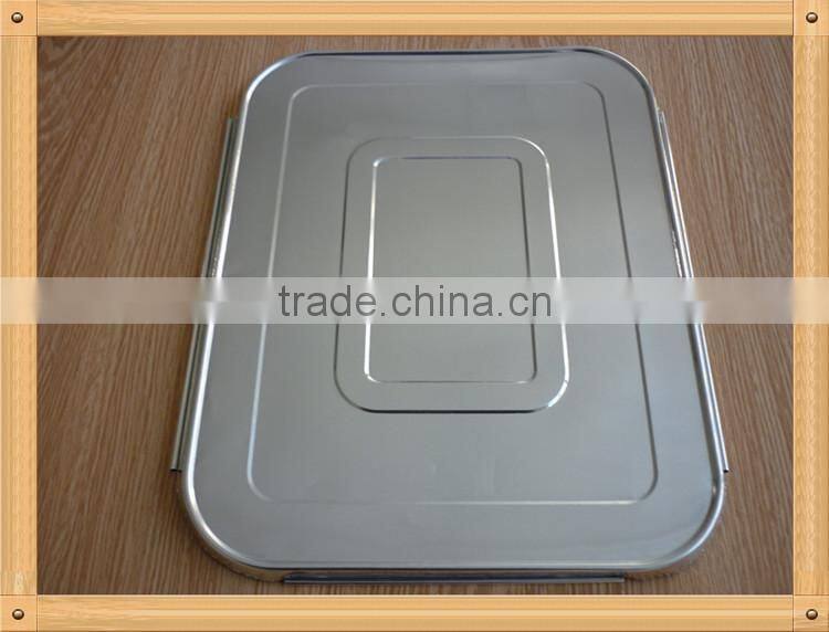 Rectangular Disposable Catering Aluminum Foil Container Lid