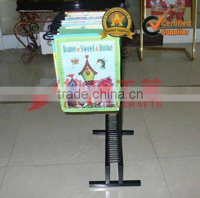 OEM Heat sublimation printing garden flag with windmill