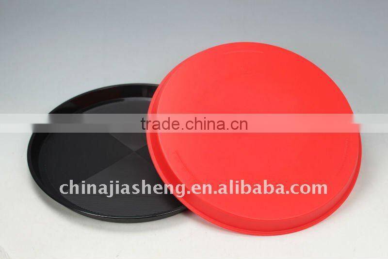 Plastic serving tray