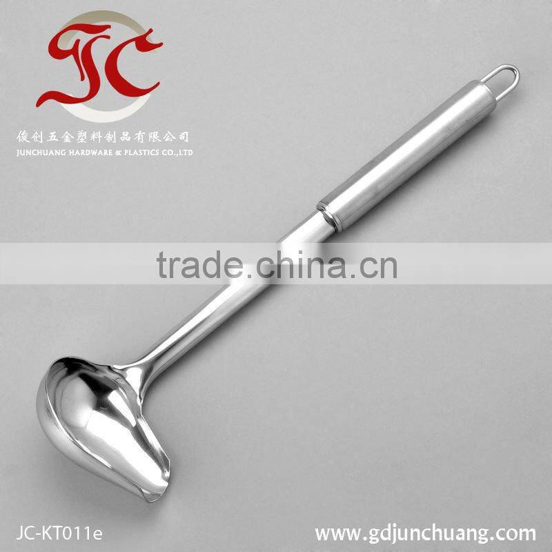 Italian kitchen SS sauce ladle for cooking utensils tools