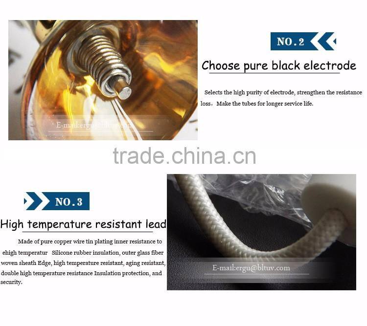 8kw 1150mm 380v UV lamp dry mercury vapor lamp High pressure mercury lamp Uv curing lamp