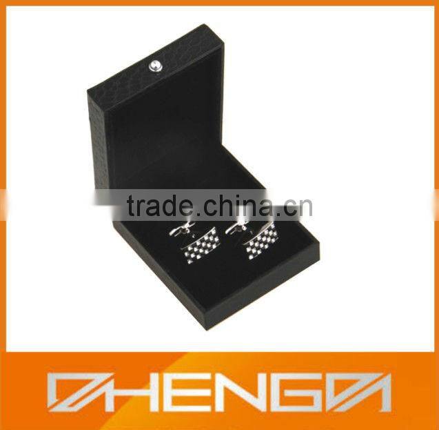 High Quality PU Leather Cufflinks Box