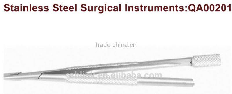 Stainless steel surgical instrument QA00201 micro-needle Holder