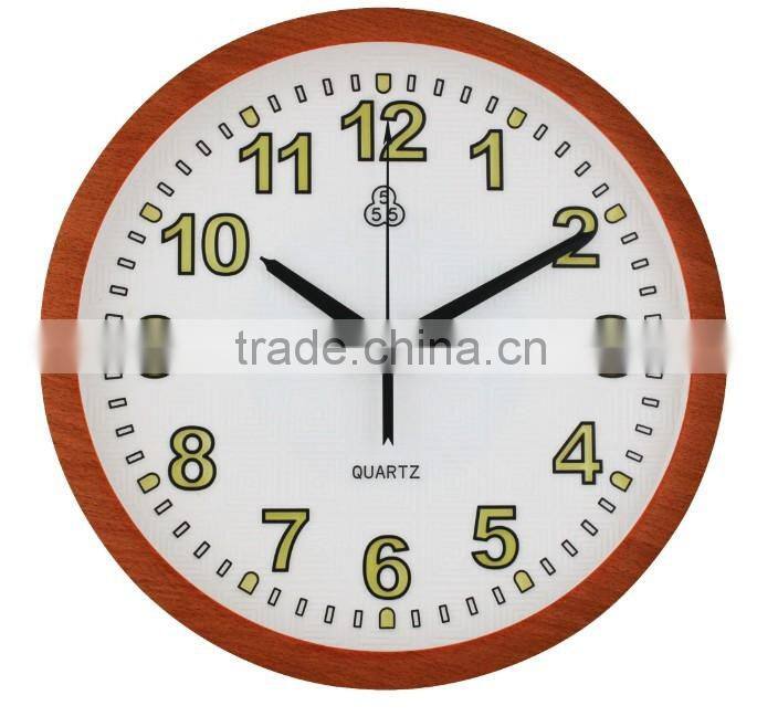 European style design quartz wall clock for home decoration