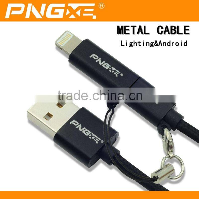 New products 2016 alloy multi-function flat retractable usb cable awm 2725 charging mini usb cable