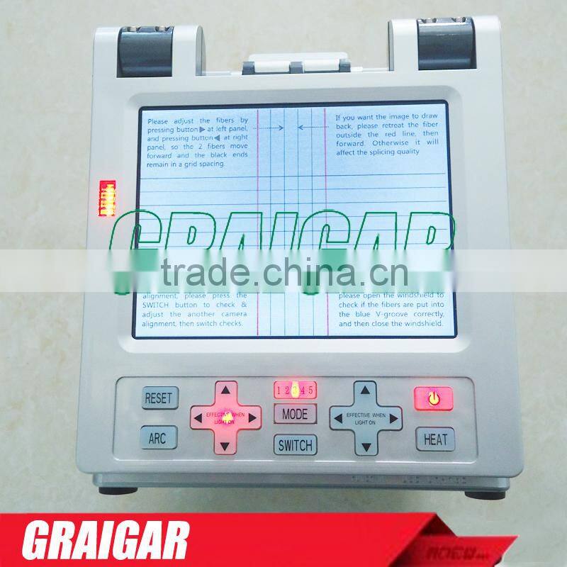 Automatic Intelligent Optical Fiber Fusion Splicer / fibra optica splicer/fiber splicer GRT-06