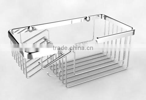 Stainless steel bathroom basket