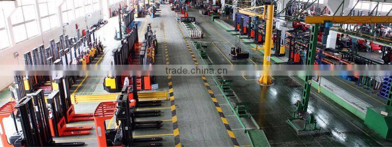 Folding Pedal stand on semi electric stacker