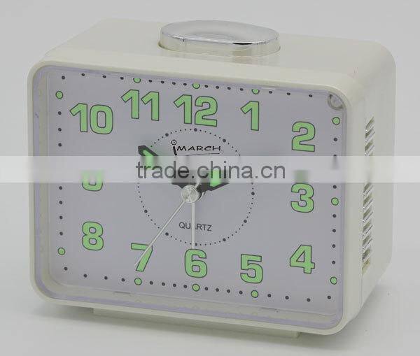Fresh Design Bell Alarm Clock with Snooze and Light for Old men