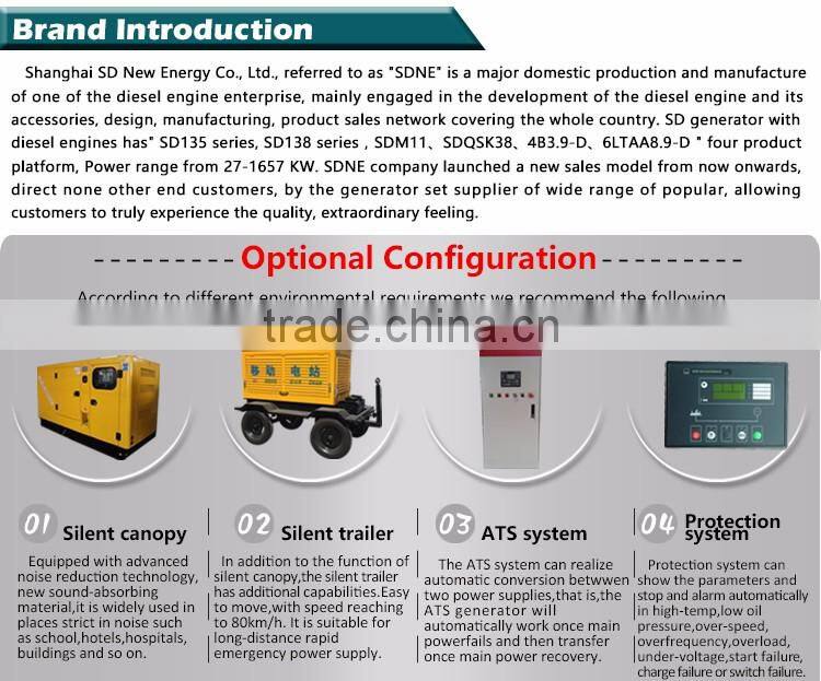 Low noise soundproof 450kw genset by cheap diesel jiangsu new energy engine