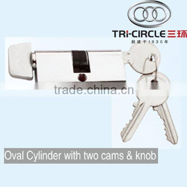 High Quality tri-circle oval cylinder with two cams